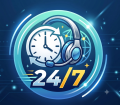 Badge Layanan CS 24/7